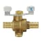 Apollo 1/2 in. Brass PEX Barb Ball Valve with Tee Handle and Mounting Pad APXV12T - alternate 1